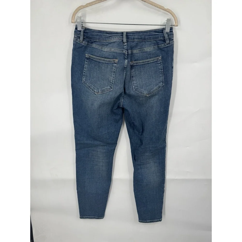 All‎ Saints Miller Size L Skinny Jeans Women Blue Indigo Stretch Denim Classic